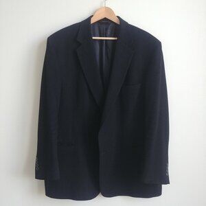 Jos. A. Bank Gordon Men 100% cashmere 50R classic black suit jacket